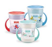 2 X Nuk Mini Magic Cup Green 360 Anti Spill Rim 6+ Months 160ml Leakproof