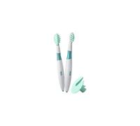 NUK Dental Care Learning Set, 2 Pieces, Cleaning Pen and Cleaning Trainer with Protective Ring, Optimal Preparation for Teeth Brushing, BPA-Free