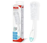 NUK 2 In 1 Flexible Bottle Brush Baby Bottle & Teat Brush - White