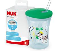 NUK Action Cup Toddler Cup 12+ Months Twist Close Soft Drinking Straw Leak-Proof