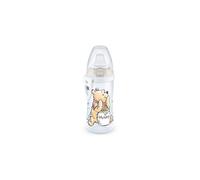 NUK Active Cup Toddler Cup | 12+ Months | Leak-Proof Soft Drinking Spout | Clip & Protective Cap | BPA-Free | 300 ml | Disney Winnie the Pooh | Beige