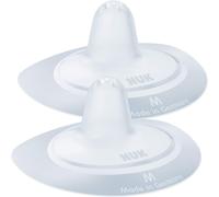 NUK Breastfeeding Cones, Breastfeeding Shield, Protects Against Sore Nipples, Thin Silicone, Size M (20 mm), Includes Protective Box, Pack of 2