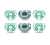 NUK Comfy Pacifiers, 6-18 Months, 6 Pack