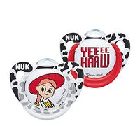 NUK Disney Baby Dummies | 6-18 Months | BPA-Free Silicone Soothers | Jessie & YeeeHaaw (Toy Story) | 2 Count