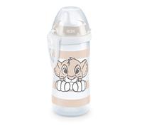 NUK Disney Lion King Kiddy Cup with Hard Spout, 300 ml, Leak-Proof, from 12 Months, BPA-Free, Beige, Pack of 1