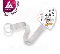 NUK Soother Band & Soother Clip | All Soothers | Resilient and Shatter-Proof | Disney Mickey Mouse