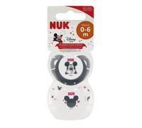 Nuk Disney Silicone Pacifier 0-6 Months X2