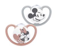 NUK Disney Space 6-18m Pink Pacifier - 2 pcs