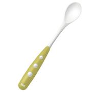 NUK Easy Learning 10255111 Baby Feeding Spoon Rounded Edges Extra-Long Non-Slip Handle BPA-Free Pack of 2 Pistachio Colour