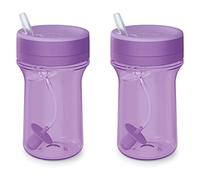 NUK Everlast Weighted Straw Cup, 10 oz. | Super-Durable Leakproof Toddler Sippy Cup