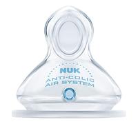 NUK FC + FLOW CONTROL Sil 6-18 2PCS