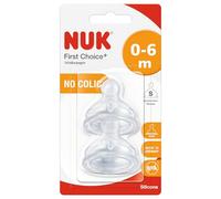 NUK First Choice+ Silicone Teats Small Feed Hole 0-6 months
