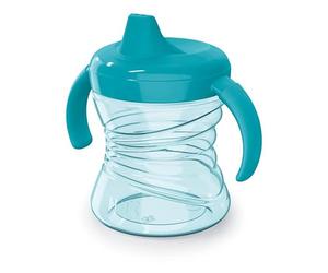 NUK First Essentials Fun Grips Soft Spout Trainer Cup, 7 oz.