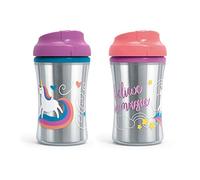 NUK First Essentials Seal Zone Insulated Cup-Like Rim Sippy Cup, 9 oz, 2 Count (Pack of 1)