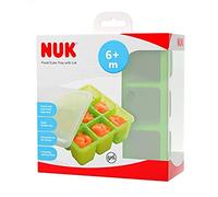 NUK Food Cube Tray with Lid for Freezing Baby Food | 6 Months+ | Dishwasher Safe | BPA Free(Pack of 1)