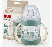 NUK for Nature Learner Bottle 150ml Green Sippy Cup,Anti-Colic Vent & Temp safe
