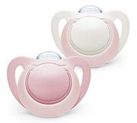 NUK Genius Set of 2 Dummies for Girls Size 0