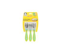 NUK, Gerber, Kiddy Cutlery, Green, 18+ Months, 3 Toddler Forks