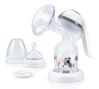 NUK Jolie Manual Breast Pump, Silicone, Portable with 150ml Milk Container & Feeding Nipple