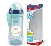 NUK Active Cup Toddler Cup | 12+ Months | Leak-Proof Soft Drinking Spout | Clip & Protective Cap | BPA-Free | 300 ml | Disney Winnie the Pooh | Beige