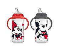 NUK Learner Cup, 10 Ounce, 2 Pack, Disney, Mickey & Minnie