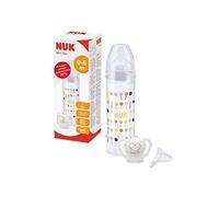 NUK Mini Set Classic Feeding Bottle 250ml & Genius Silicon Soother 0-6m