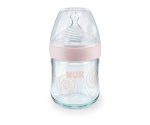 NUK Nature Sense 10211022 Glass Bottle 120 ml Pink