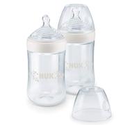 NUK Nature Sense Baby Bottle, with Breast-Like Silicone Teat, BPA-Free