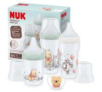 NUK Perfect Match Baby Bottles Set | 0-6+ Months | Adapts to Baby's Palate | 3 x Anti Colic Baby Bottles & Space Soother | BPA-Free | Disney Winnie