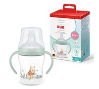 NUK Perfect Match Learner Bottle | 6+ Months | 150ml | Leak Proof Sippy Cup Toddler Bottle | Anti-Slip Handles | Winnie The Pooh | 1 Count