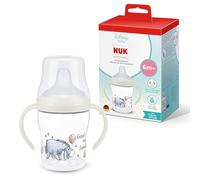 NUK Perfect Match Learner Bottle | 6+ Months | 150ml | Leak Proof Sippy Cup Toddler Bottle | Anti-Slip Handles | Eeyore | 1 Count