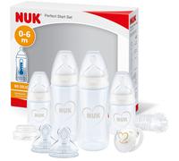 NUK Perfect Start First Choice+ Baby Bottles Set | 0-6 Months | 4 X anti Colic B