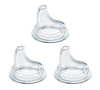 NUK Replacement Silicone Spout, Clear, 1 Count Pack of 3