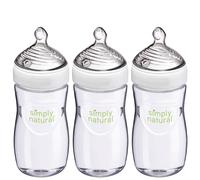 NUK, Simply Natural, Bottles, 1+ Months, Medium, 3 Pack, 9 oz (270 ml) Each