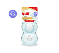NUK Star Soother 0-2 months Pack of 2 - Blue