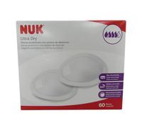 NUK Ultra Dry Disposable Chest Pads | Nursing Pads for Breastfeeding | 60 Count