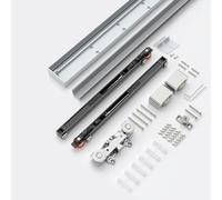 Nuk3y Concealed Sliding Barn Door Hardware with Soft Close (38" Track)