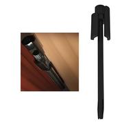 Nuk3y Door Saver 2 II Hinge Pin Stop Fits All 3" to 4-1/2" Residential Hinges (Black)
