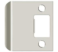 Nuk3y SP225 2-1/4" x 2-1/4" Extended Lip Strike Plate, Satin Nickel
