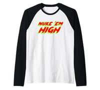 Nuke 'Em High | 1980's Cult Classic Movie Raglan Baseball Tee