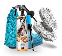 Nuke Guys Rim Cleaning Set | Rim Cleaner 1 Litre with Active Indicator + Microfibre Rim Brush + Replacement Cover + Rim Brush + Rim Glove + Drying Cloth | Car Rims Cleaning Set