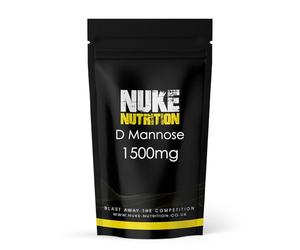 Nuke Nutrition D Mannose Capsules 1500mg | 60 Capsules | UTI Treatment for Women & Men | Urine Infection Relief | Cystitis Treatment | Natural Pills Made from Cranberry | Alternative to Antibiotics