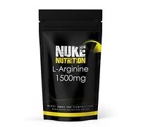 Nuke Nutrition L Arginine Capsules 1500mg - 120 Capsules - Nitric Oxide Supplement for Men & Women to Improve Muscle Strength, Endurance & Mass - Nutritional Pre Workout - Nitric Acid Pills for Energy