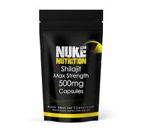 Nuke Nutrition Shilajit 1000mg Max Serving 365 Capsules - Made with Pure & Natural Himalayan Mountain Shilajit Resin - Shilajit Full of Fulvic Acid for Holistic Health - Boost Cognition & Vitality