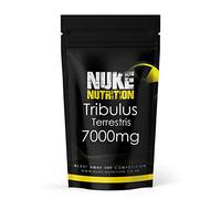 Nuke Nutrition Tribulus Terrestris 7000mg - 180 Capsules - Tribulus Terrestris High Strength Test Booster Pills For Men & Women - Increase Testosterone for Enhanced Muscle Growth, Strength & Endurance