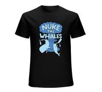 Nuke The Whales Men T Shirt Mens Unisex Black Tees