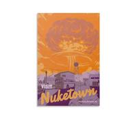 Nuketown Call The of Duty First-Person Shooter Video Games Posters Decorative Painting Canvas Wall Art Living Room Decor Posters 08x12inch(20x30cm)