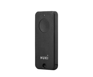 Nuki Fob (2025) Bluetooth Remote Control for Door, Automatic Door Opener with Button, with Security Feature for Children & Long Battery Life, Works with Nuki Smart Lock, Black