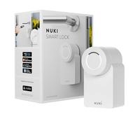 Nuki Smart Lock 3.0 for Euro Profile Cylinder, Smart Door Lock for Keyless Access With No Screwing or Drilling Required, Retrofittable Electronic Door Lock, White