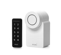 Nuki Smart Lock Go (2025) with Bluetooth, WiFi & Matter, Electronic Door Lock Turns Smartphone into a Key, Easy retrofit Installation Without Cylinder Change - Smart Lock INKL. Keypad